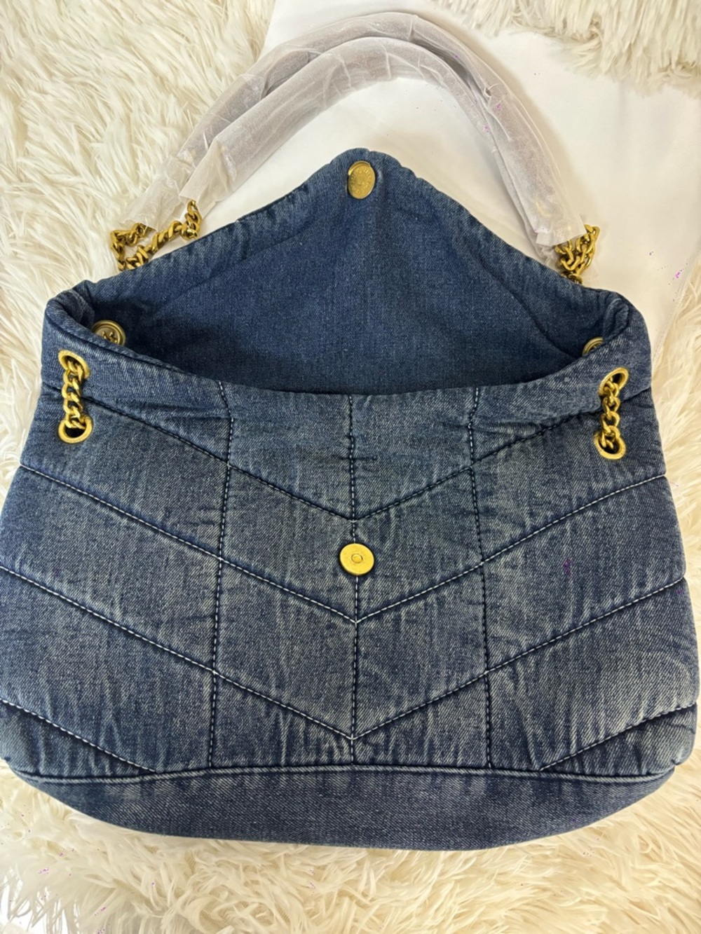YSL Lou Lou small denim bag - Picture 7 of 8